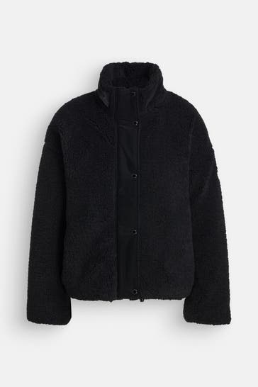BARBOUR INTERNATIONAL Kunstfelljacke 'Palma' schwarz