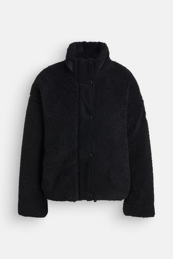 BARBOUR INTERNATIONAL Kunstfelljacke 'Palma' schwarz