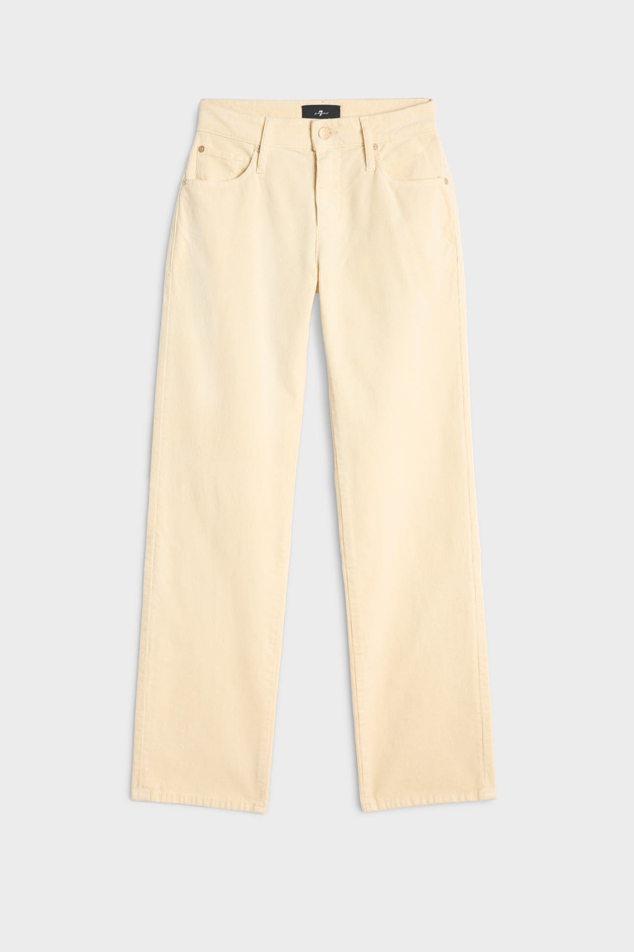 7 FOR ALL MANKIND Cordhose 'Calie' vanille, Bild 1