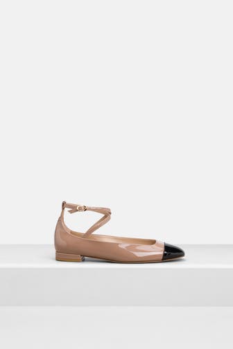 STUART WEITZMAN Sling-Ballerinas 'Eden' zweifarbig