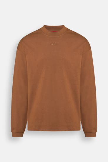 HUGO - Sweatshirt 'Daposo' braun