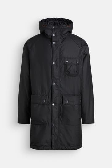 BARBOUR Parka 'Wint Wax' schwarz