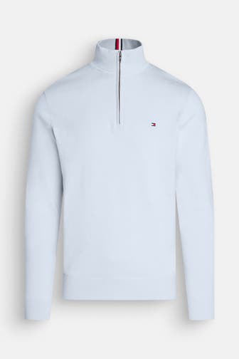 TOMMY HILFIGER Strick-Troyer hellblau
