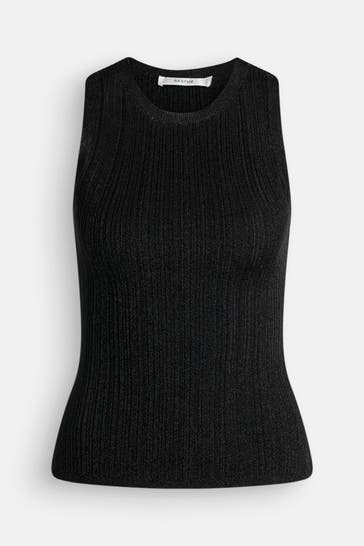 GESTUZ Strick-Top 'Silvi' schwarz