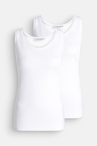 MARC O'POLO 2er-Pack Tops weiß