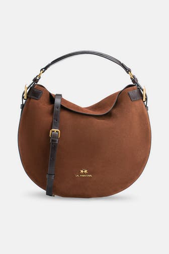 LA MARTINA Handtasche 'Luna' dunkelbraun
