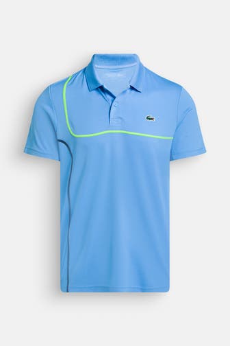 LACOSTE Funktions-Polo hellblau