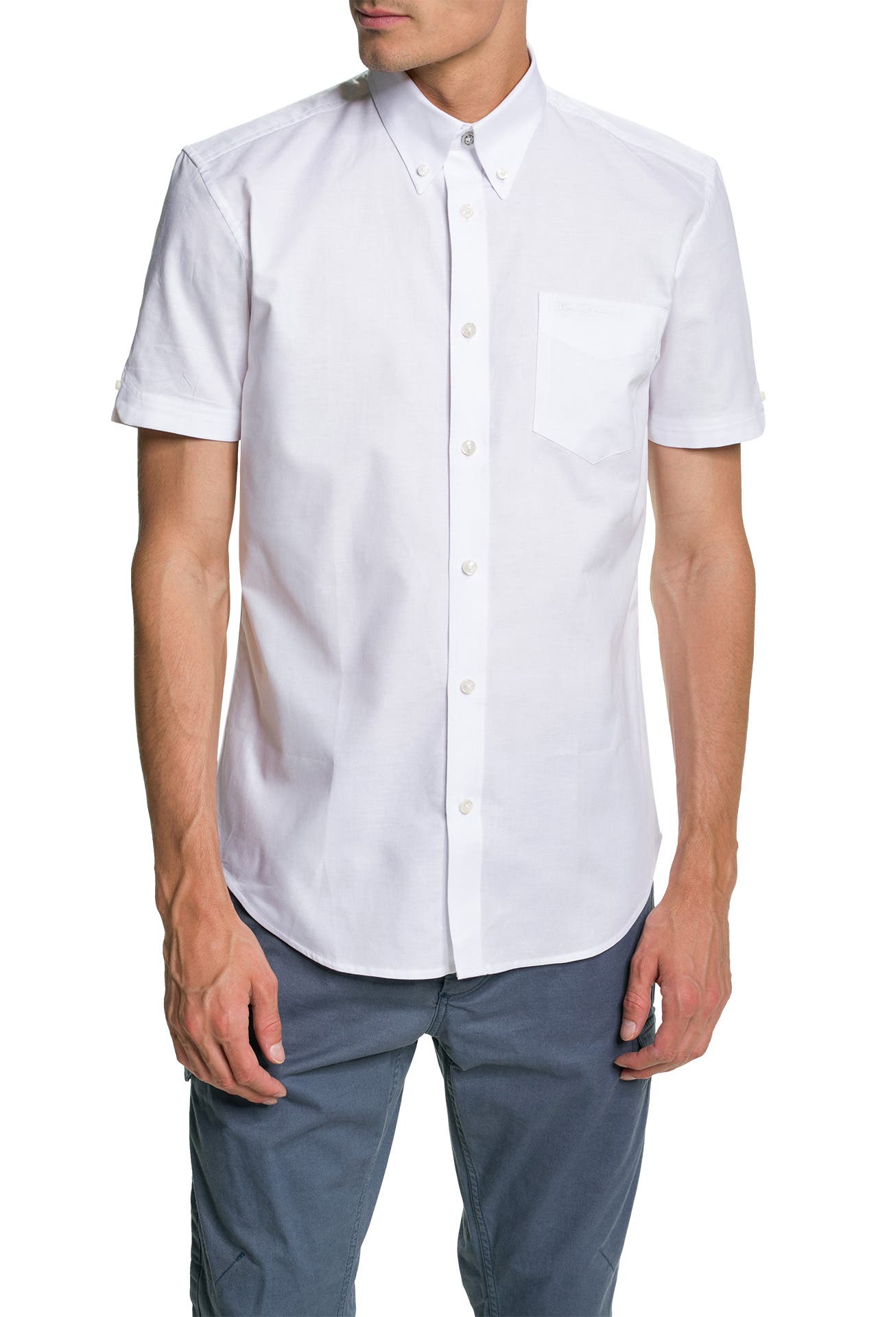 BEN SHERMAN Kurzarmhemd weiß » günstig online kaufen Outletcity