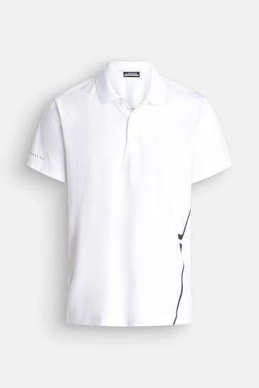 J.LINDEBERG SPORTSWEAR Funktions-Polo 'Leroy' weiß