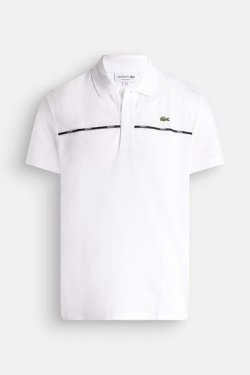 LACOSTE Polo-Shirt weiß