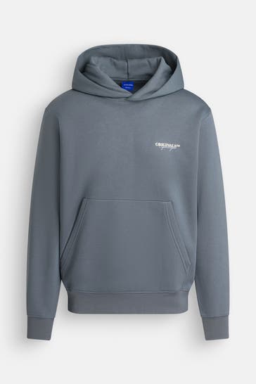 JACK & JONES Hoodie grau