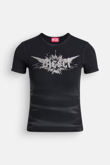 DIESEL T-Shirt schwarz