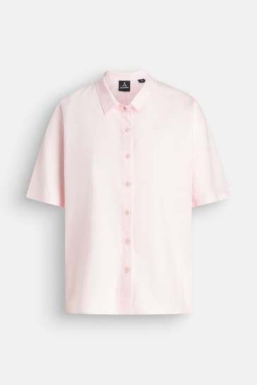 SCHÖFFEL Kurzarm-Bluse rosa