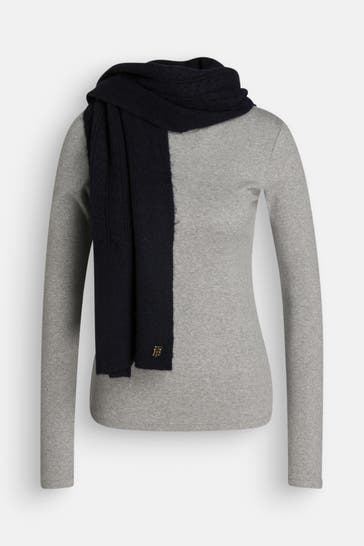 TOMMY HILFIGER Scarf black and blue