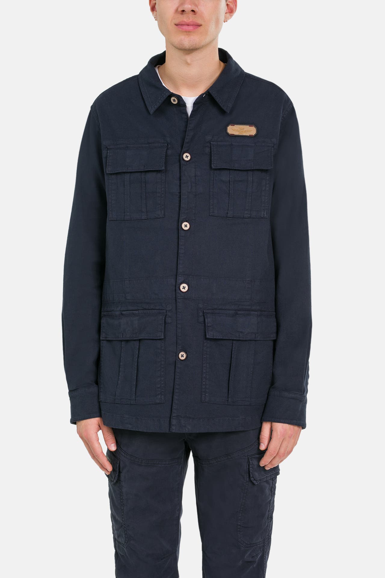 AERONAUTICA MILITARE Übergangsjacke 'Sahariana' nachtblau, Bild 1