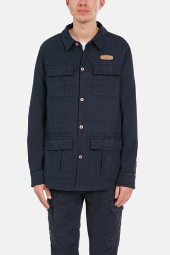 AERONAUTICA MILITARE Übergangsjacke 'Sahariana' nachtblau