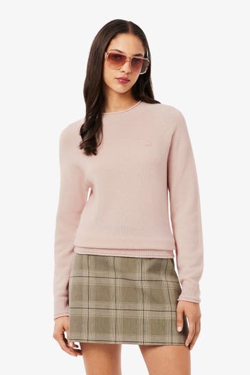 LACOSTE Wollpullover rosé