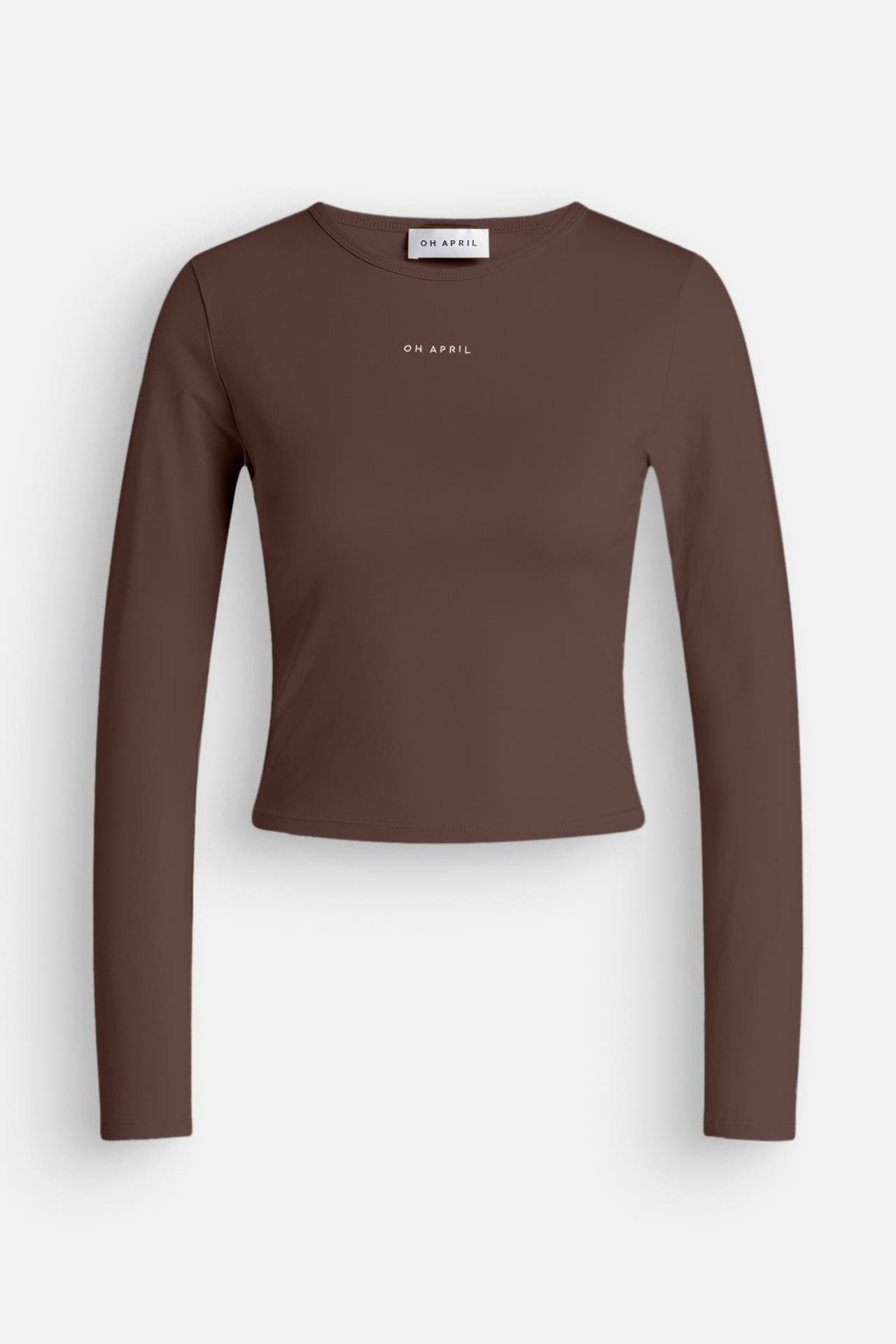 OH APRIL Longsleeve braun, Bild 1