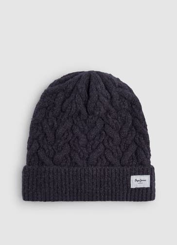 PEPE JEANS Strickmütze 'Zaida' anthrazit
