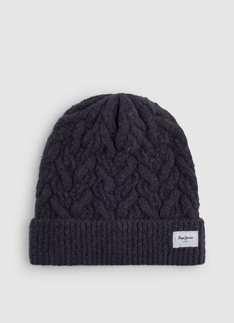 PEPE JEANS Strickmütze 'Zaida' anthrazit