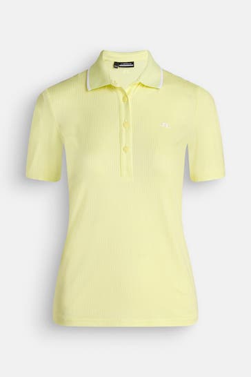 J.LINDEBERG SPORTSWEAR Polo-Shirt 'Mindy' hellgelb