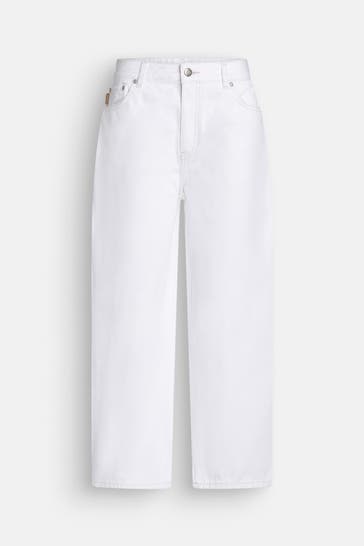 GANNI Mom-Jeans weiß