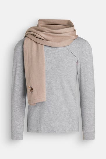 U.S. POLO ASSN. Strickschal beige