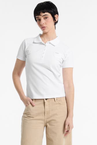 GUESS Polo-Shirt weiß