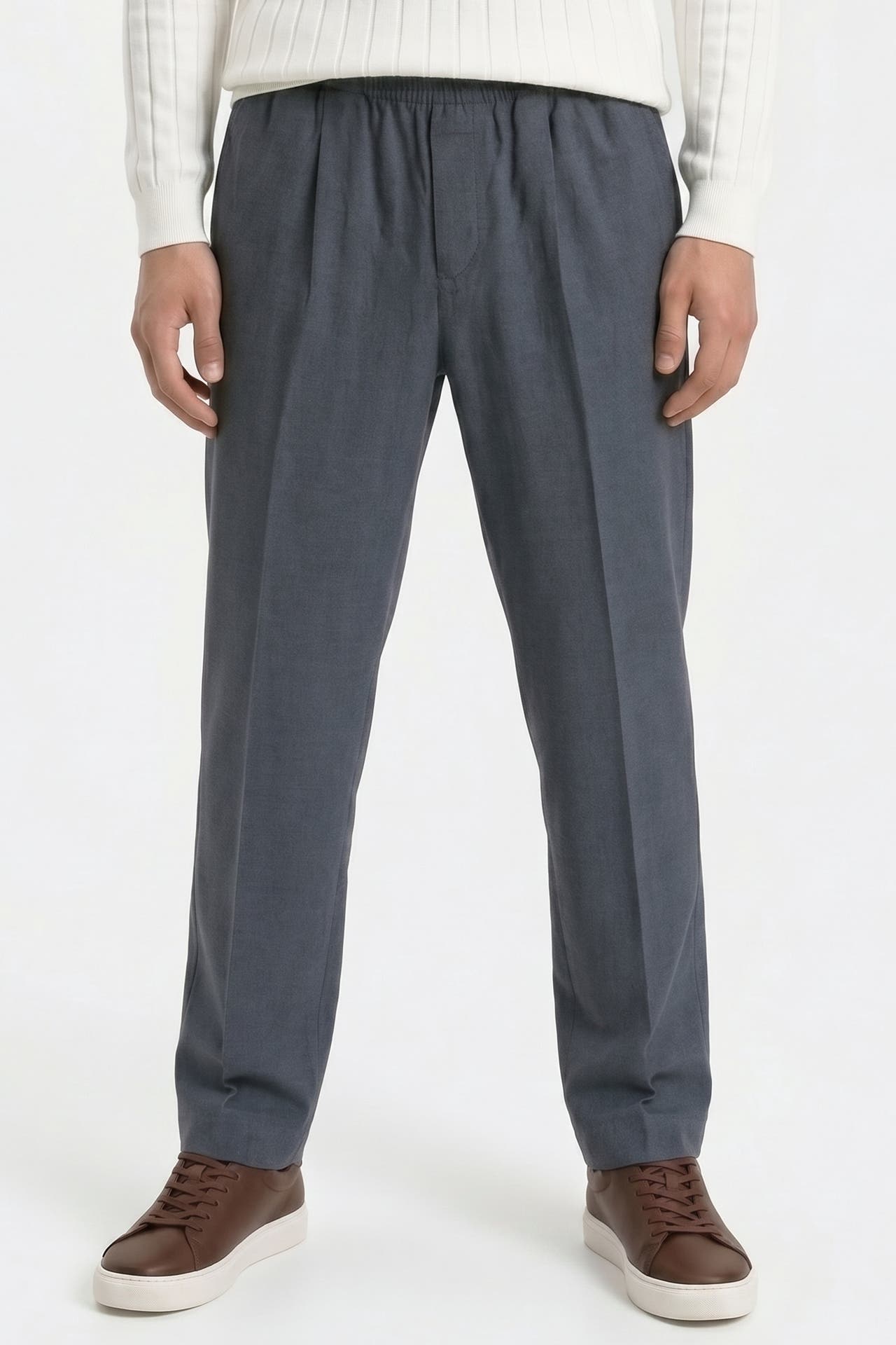 CALVIN KLEIN Leinenhose grau, Bild 1