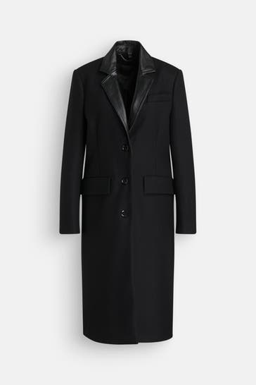 BELSTAFF Wollmixmantel schwarz