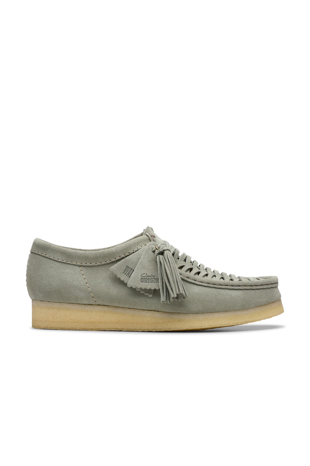 CLARKS Slipper 'Wallabee Weave' sage, Bild 1