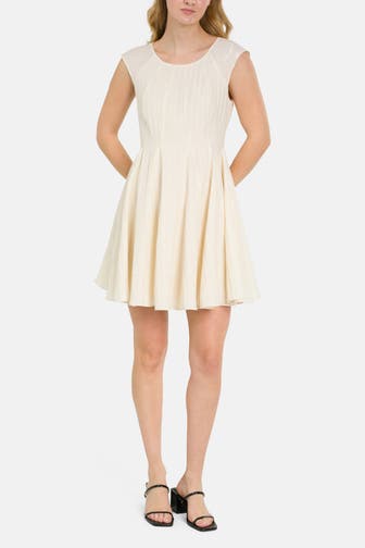 SELECTED Minikleid 'Maddie' creme