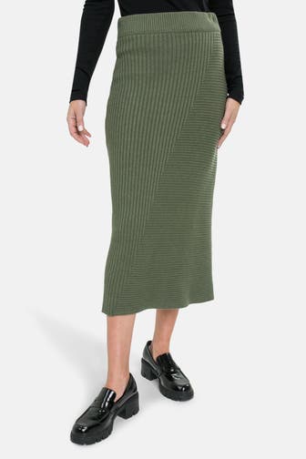 ELIAS RUMELIS Strickrock 'Tela' oliv