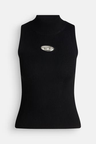 DIESEL Strick-Top 'Onervax' schwarz