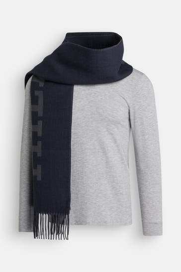 TOMMY HILFIGER Wollmix-Schal zweifarbig
