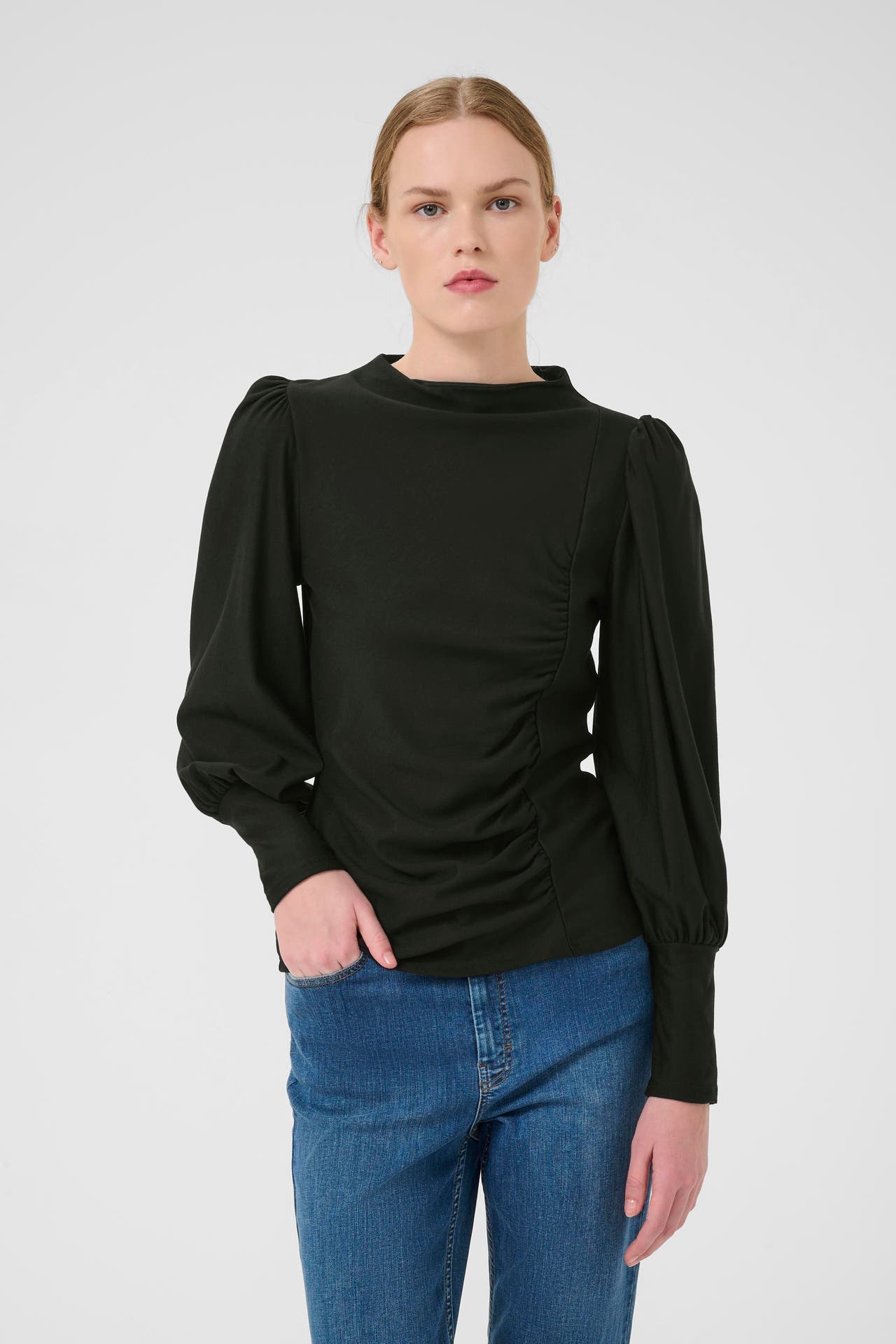GESTUZ Blusenshirt 'Rifa' schwarz, Bild 1