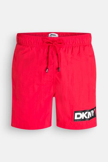 DKNY Badeshorts 'Kos' rot