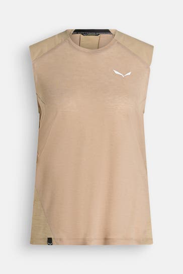 SALEWA Funktionstop 'Puez Hybrid' beige