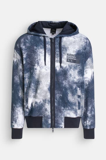 ARMANI EXCHANGE Sweatjacke gemustert