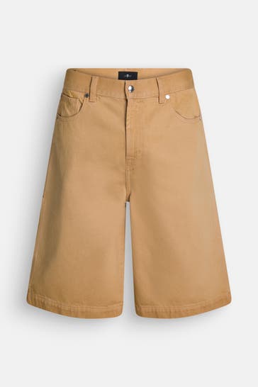 7 FOR ALL MANKIND Shorts camel