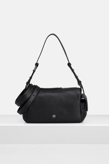 AIGNER Schultertasche schwarz