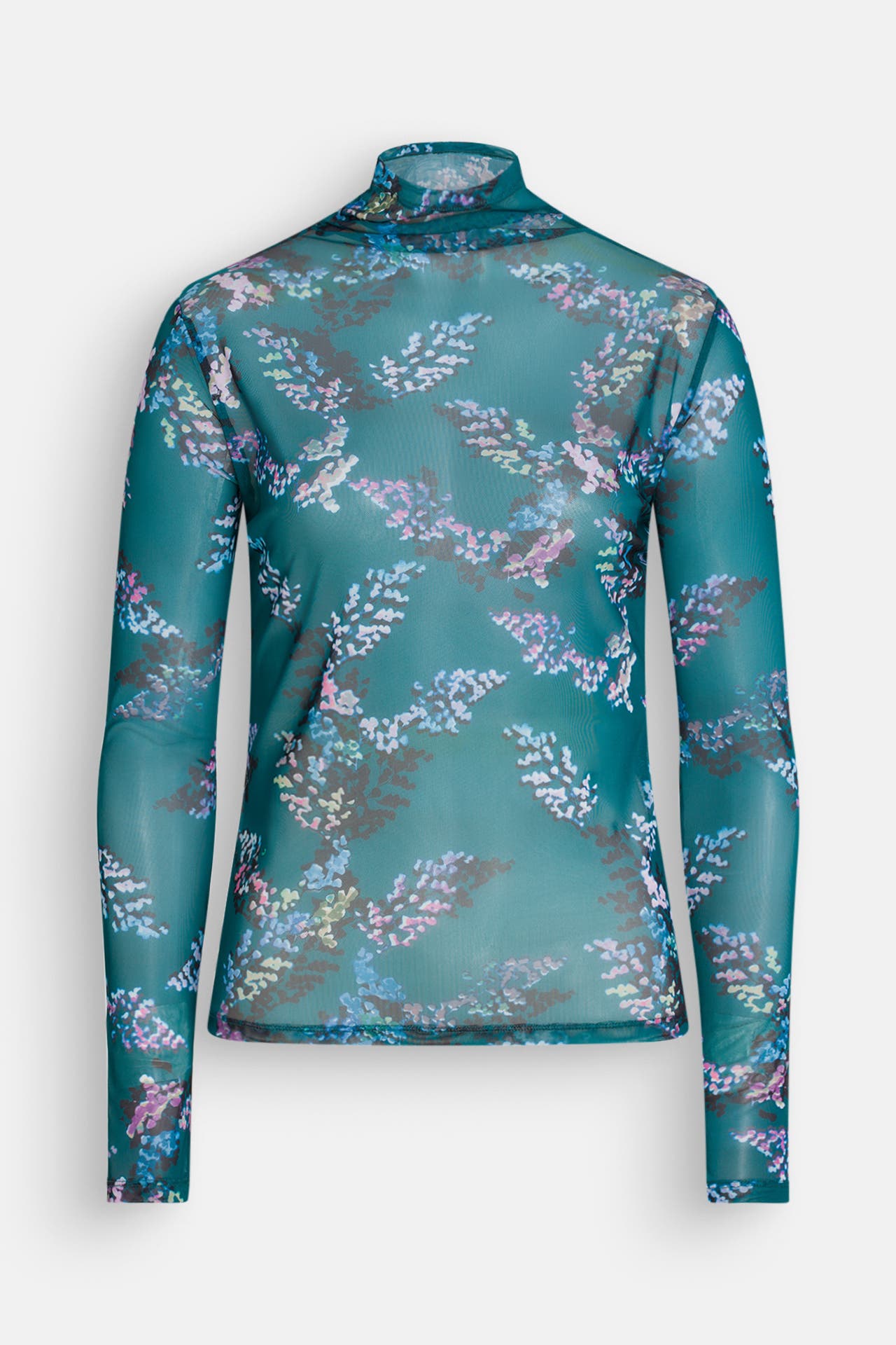 RIANI Mesh-Longsleeve floral, Bild 1