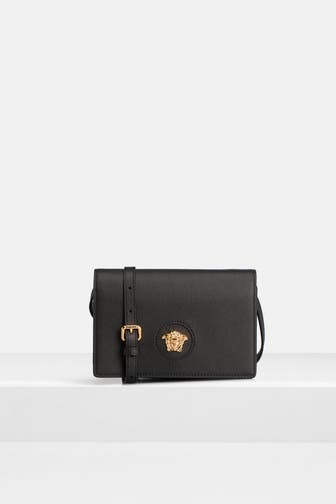 VERSACE Umhängetasche schwarz