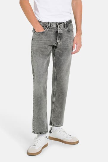 REPLAY Jeans grau straight