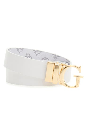 GUESS Wende-Gürtel 'Erica' weiß