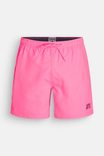SUPERDRY Badeshorts neonpink
