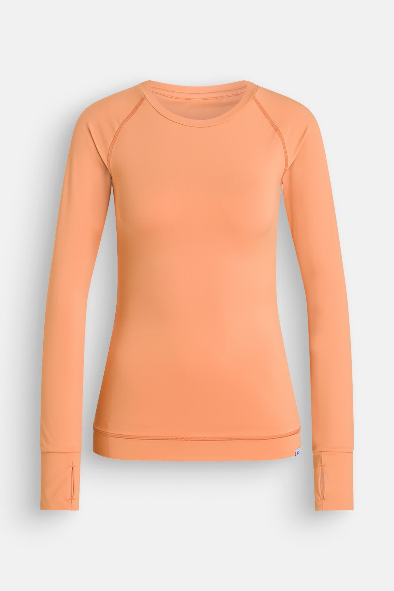 SMILODOX Longsleeve 'Lorie' apricot, Bild 1