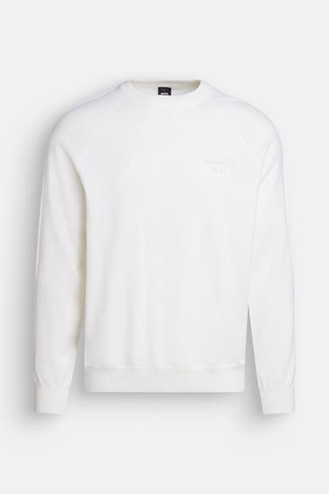 BOSS Strickpullover 'Balleto' ecru