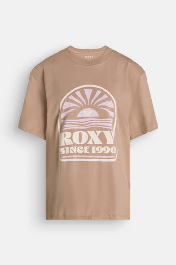 ROXY T-Shirt hellbraun