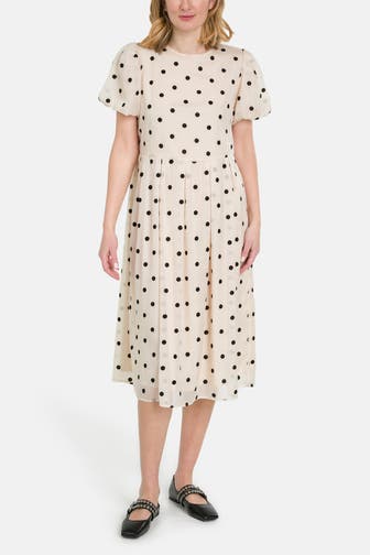 LOLLYS LAUNDRY Midikleid 'Pisa' gepunktet